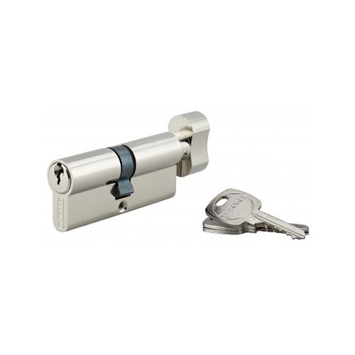 Cylindre de serrure ? bouton 40 x 40 mm 3 cl?s 16238 Thirard