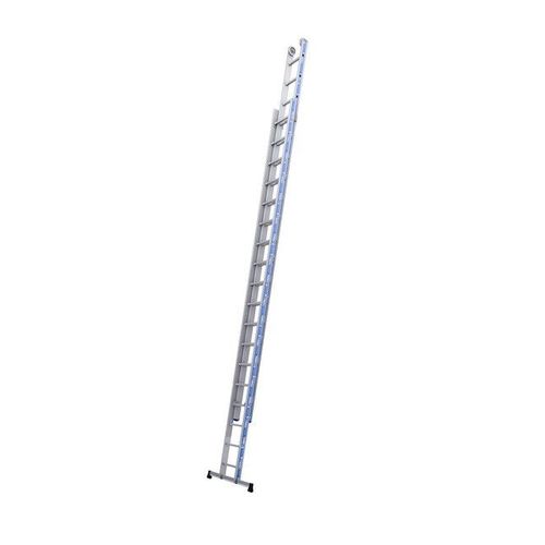 Tubesca - Echelle coulisse ? main en Alu 2x18 ?chelons acc?s 10,9 m max. - PLATINIUM Tubesca Comabi