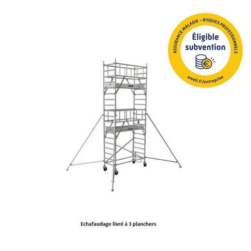 Tubesca - Echafaudage en Aluminium 3 planchers Haut. acc?s 8m - NEOLIUM 200 BOX Tubesca Comabi