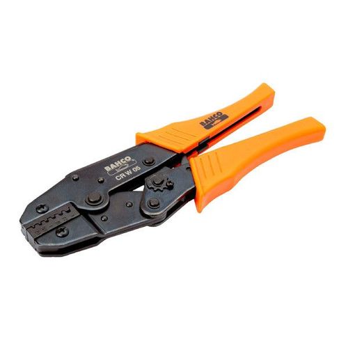 Pince à sertir 225 mm avec cliquet pour connecteurs tubulaires 0,5 à 4 mm² CR W 05 Bahco