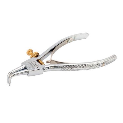 Pince à circlip 165 mm bec courbé à 90° et finition chromée 2466 B19 Bahco