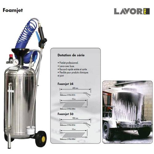 Pro - Pulvérisateur de mousse inox 24L 6bar lance 600mm - FOAMJET SX24 Lavor