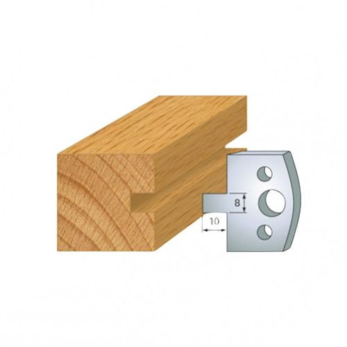 Jeu de 2 contre-fers profilés Ht.40 mm N°094 Leman