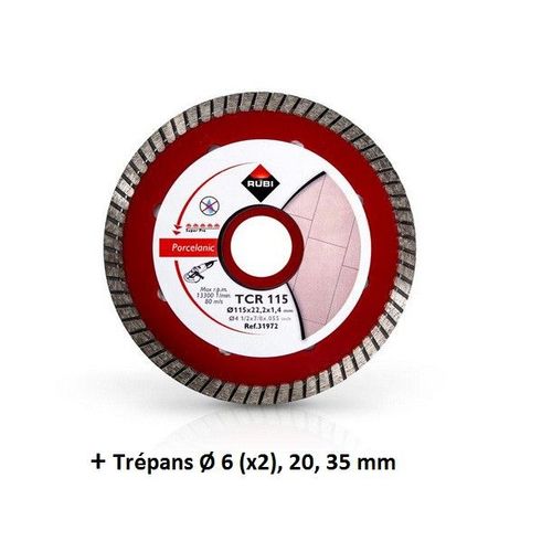 Kit disque TCR et trépans DYGRES Rubi