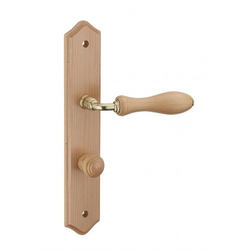 Poignée de porte intérieure THEMIS à condamnation brut bois naturel 900971 Thirard