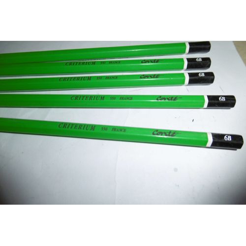 Crayon À Papier " 6b " Criterium 550 Conte Lot De 5