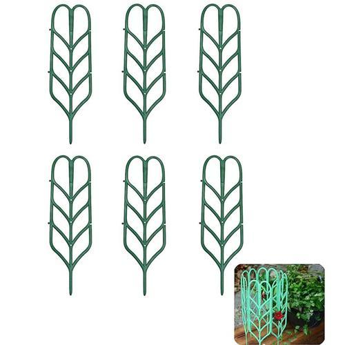 6 Pièces Plantes Treillis En Plastique Vigne Plante Piquet De Soutien Soutien Plante De Jardin Support Escalade Rack Pour En Pot Vigne Fleur De Légumes Vert