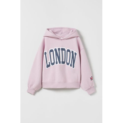 Sweat À Capuche Style Universitaire En Relief (Zara)