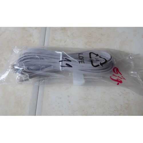 CABLE RJ45 Lg : 3m - jamais servi