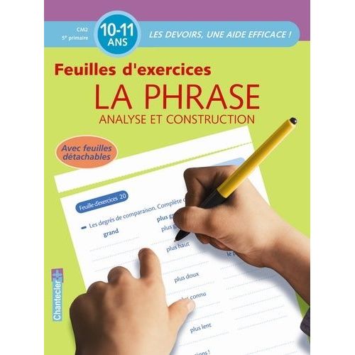 La Phrase Analyse Et Construction Cm2 5e Primaire - Feuilles D'exercices