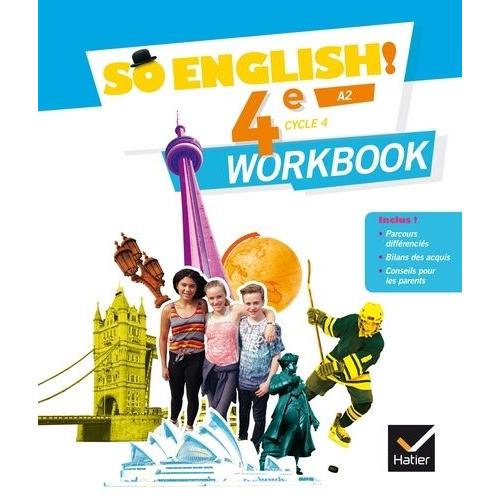 Anglais 4e Cycle 4 A2 So English! - Workbook