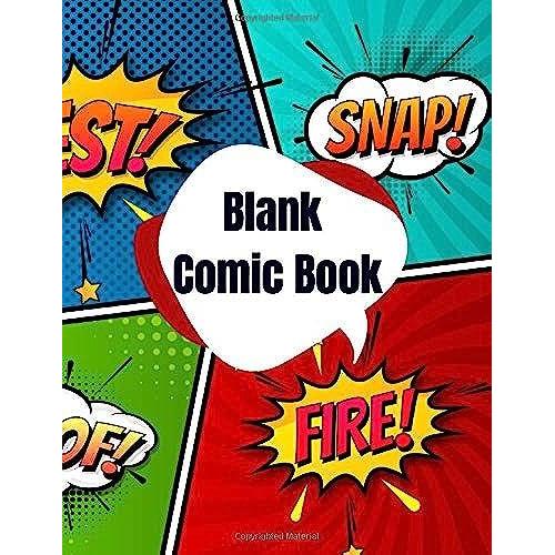 Blank Comic Book: Painting Book For Cartoons With A Wide Variety Of Templates Draw Your Own Comics Sketchbook For Talent & Creativity