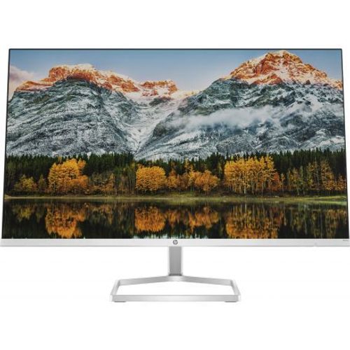 HP M27fw - Écran LED - 27"" - 1920 x 1080 Full HD (1080p) @ 75 Hz - IPS - 300 cd/m² - 1000:1 - 5 ms - 2xHDMI, VGA - argent, tête blanche