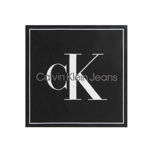 Foulard Calvin Klein Overprint Bandana Femme Noir