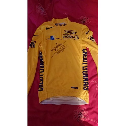 Maillot Dédicacé Par Bernard Hinault