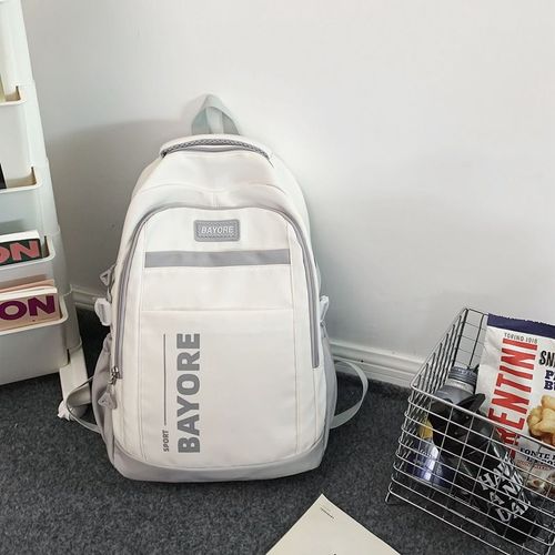 Etudiant cartable cartable feminin simple collégien lycéen grande contenance collégien cartable éclaircissant sac bandouliere voyage loisirs sac ordinateur male - gris
