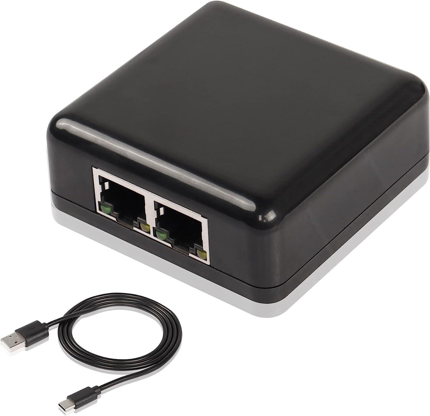 RJ45 1 to 2 Gigabit Network Splitter,1000/100Mbps Ethernet Adapter
