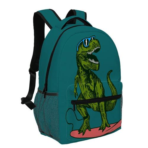 Étudiant cartable nouveau dinosaure maternelle cartable école primaire enfants sac a dos sac a dos-D8 petit-dinosaure 2 vert