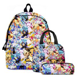 Cartable Éleve Pokemon Animal De Compagnie Elfe Pikachu Pikachu Dessin Animé Anime Primaire Et Collégiens Cartable Sac A Dos Enfant-D4 Pikachu 07 Ibrahimovic : Cartable Trousse Crayon Sac Repas