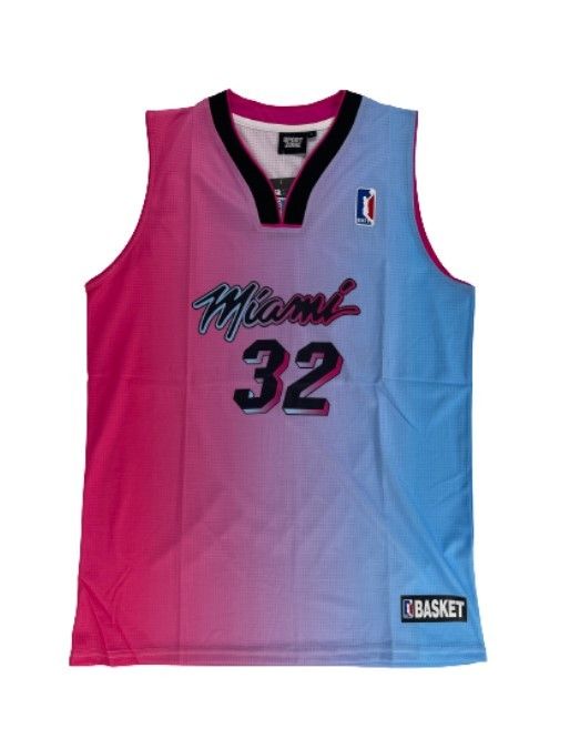 Miami - Maillot Basket - Rose