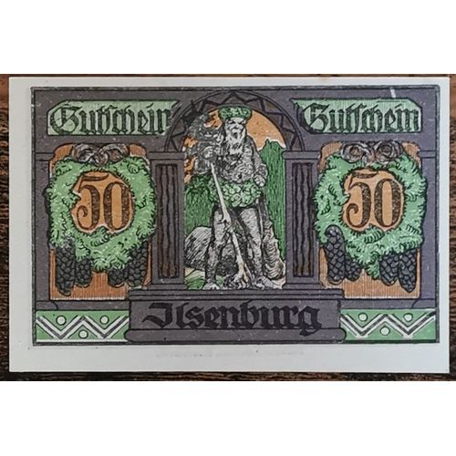 Billet Allemagne 50 Pfennig 06/1921 Ilsenburg Grm 644,2 1/2