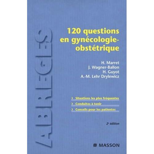 120 Questions En Gynécologie-Obstétrique