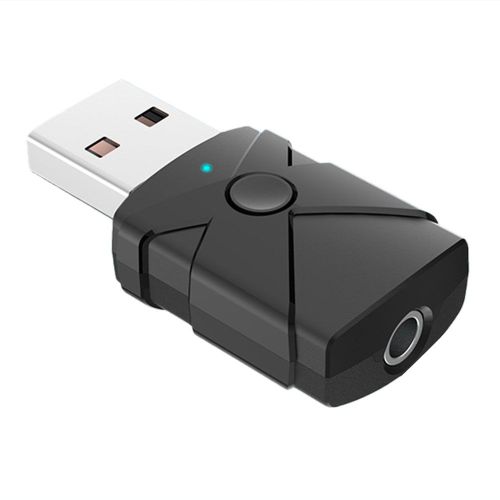 Adaptateur Audio USB Bluetooth 5.2 RéCepteur ÉMetteur Carte Son 3,5 Mm Aux Music Dongle pour TV Car Speaker PC