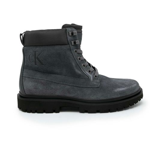 Calvin Klein Lug Mid Bottines Lacets Gris