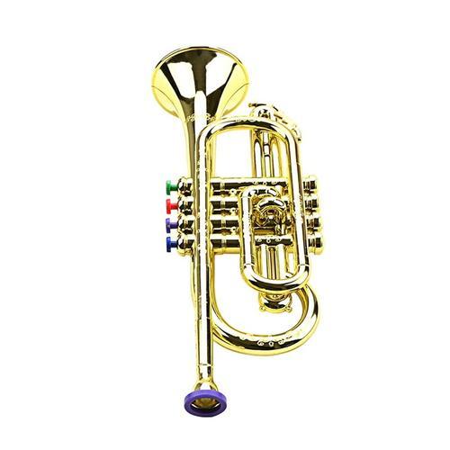 Trompette en corne pour enfant en ABS préscolaire musique jouet Or -  Instruments de musiques - Achat & prix
