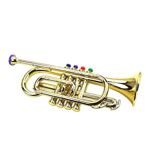 Petit Garçon Jouant La Trompette Enfant De Musique Instrument Musical Image  stock - Image du musique, enfant: 54876465