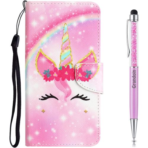 Coque Pour Samsung Galaxy S20, ¿¿Tui Portefeuille En Cuir Pour Samsung S20, Housse De Protection Etui ¿¿ Rabat Premium En Cuir Pu [Pochette De Portefeuille] [Magn¿¿Tique] (Rose)