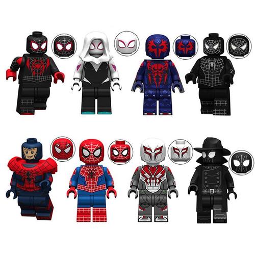 Coolww 8 pièces ensemble film super-héros Spider-Man série Venom blocs de  construction briques figurines jouet cadeau jouet pour enfants