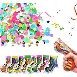 AmbianceStar 12x Party Popper, Confetti Shooter Avec 6m De Hauteur D ...