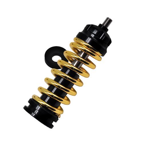Litepro-Amortisseur De Fourche Avant De Vélo Pliant,Suspension D'appellation En Titane Réglable,Amortissement Non Hydraulique,Amortisseur À Ressort Pour Birdy - Type Gold