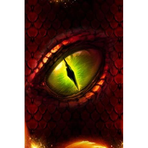 Red Dragon Eye: Notebook For Drawing, Writing, Painting, Sketching, Or Doodling, Dragon Lover's Notebook