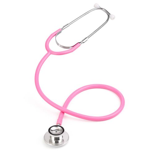 Stéthoscope De Cardiologie À Double Tête,Médecin Professionnel,Stéthoscope De Tête Pour Touristes,Infirmière Vétérinaire,Équipement Médical,Dispositif Pour Étudiant En Médecine - Type Basic Pink #B 