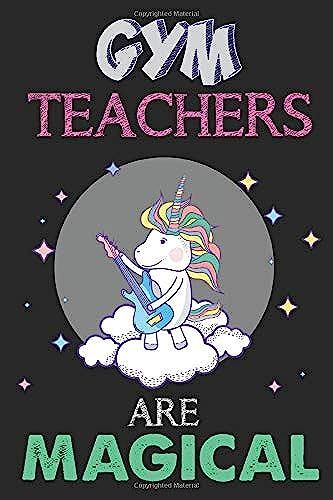 Gym Teachers Are Magical: Unicorn Gym Teacher Gift, Teacher Appreciation Gift, Teacher Thank You Gift, Birthday Gift For Teachers, Teachers' Day Gift