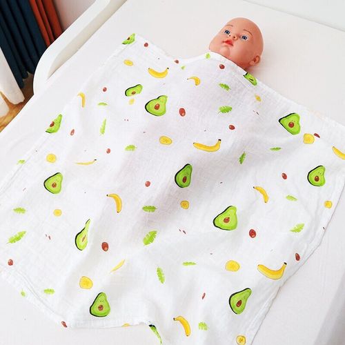 Couverture En Coton Biologique Ultra Douce Pour Bébé,Lange D'emmaillotage Pour,Couches Rondes Pour Touristes,Alimentation Infantile,Serviette Pour Roter,Écharpe Pour Bébé,Trucs Pour - Type 70x70cm #A