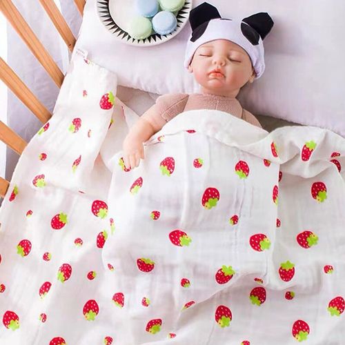 Couverture En Coton Biologique Ultra Douce Pour Bébé,Lange D'emmaillotage Pour,Couches Rondes Pour Touristes,Alimentation Infantile,Serviette Pour Roter,Écharpe Pour Bébé,Trucs Pour - Type 70x70cm #I