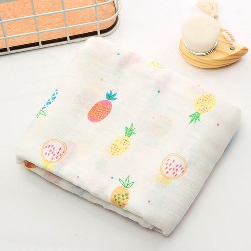Couverture En Coton Biologique Ultra Douce Pour Bébé,Lange D'emmaillotage Pour,Couches Rondes Pour Touristes,Alimentation Infantile,Serviette Pour Roter,Écharpe Pour Bébé,Trucs Pour - Type 70x70cm #E