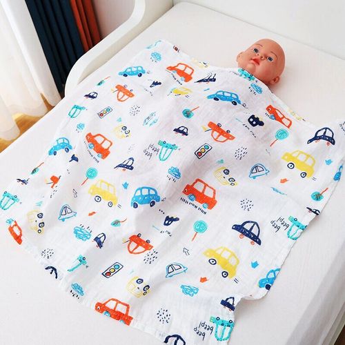 Couverture En Coton Biologique Ultra Douce Pour Bébé,Lange D'emmaillotage Pour,Couches Rondes Pour Touristes,Alimentation Infantile,Serviette Pour Roter,Écharpe Pour Bébé,Trucs Pour - Type 70x70cm #M