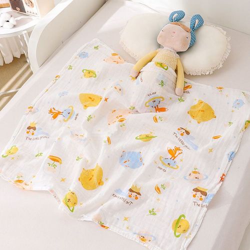 Couverture En Coton Biologique Ultra Douce Pour Bébé,Lange D'emmaillotage Pour,Couches Rondes Pour Touristes,Alimentation Infantile,Serviette Pour Roter,Écharpe Pour Bébé,Trucs Pour - Type 70x70cm #B