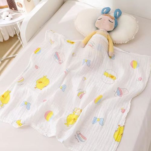 Couverture En Coton Biologique Ultra Douce Pour Bébé,Lange D'emmaillotage Pour,Couches Rondes Pour Touristes,Alimentation Infantile,Serviette Pour Roter,Écharpe Pour Bébé,Trucs Pour - Type 70x70cm #H