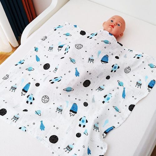 Couverture En Coton Biologique Ultra Douce Pour Bébé,Lange D'emmaillotage Pour,Couches Rondes Pour Touristes,Alimentation Infantile,Serviette Pour Roter,Écharpe Pour Bébé,Trucs Pour - Type 70x70cm #S