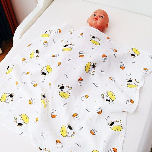 Couverture En Coton Biologique Ultra Douce Pour Bébé,Lange D'emmaillotage Pour,Couches Rondes Pour Touristes,Alimentation Infantile,Serviette Pour Roter,Écharpe Pour Bébé,Trucs Pour - Type 70x70cm #P