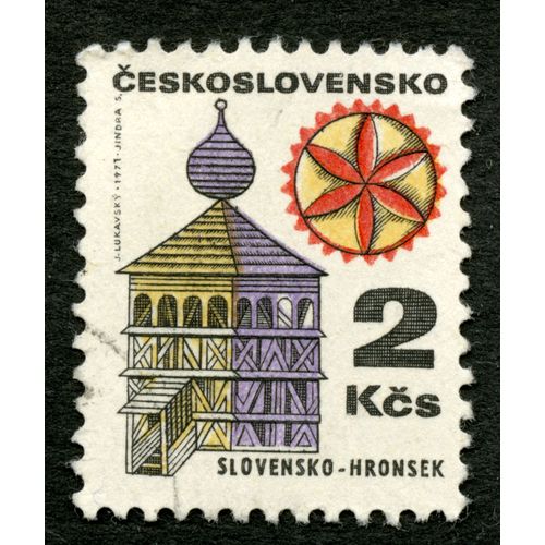 Timbre Oblitéré Slovensko - Hronsek, 2 Kcs, Ceskoslovensko