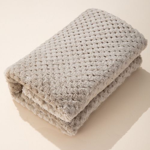 Couverture Solide Épaisse À Carreaux En Forme D'ananas,Plaid Pour Emmailloter Bébé,Canapé Pour Enfant - Type Khaki-M