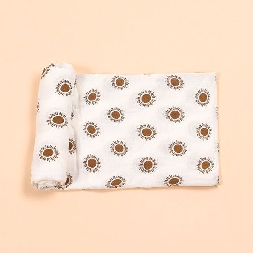 Mod yflute-Couverture en mousseline de coton bambou pour bébé,couette de lit pour,120x110cm - Type BC30