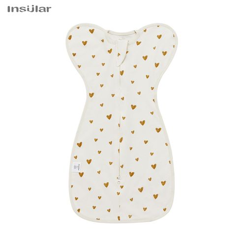 Sac À Langer Pour,Emmaillotage Pour Bébé,Fibre D'été,Coton Fin Et Doux,Fermeture Éclair À 2 Voies,Sac Proxy - Type Gold Heart-M(3-6m)