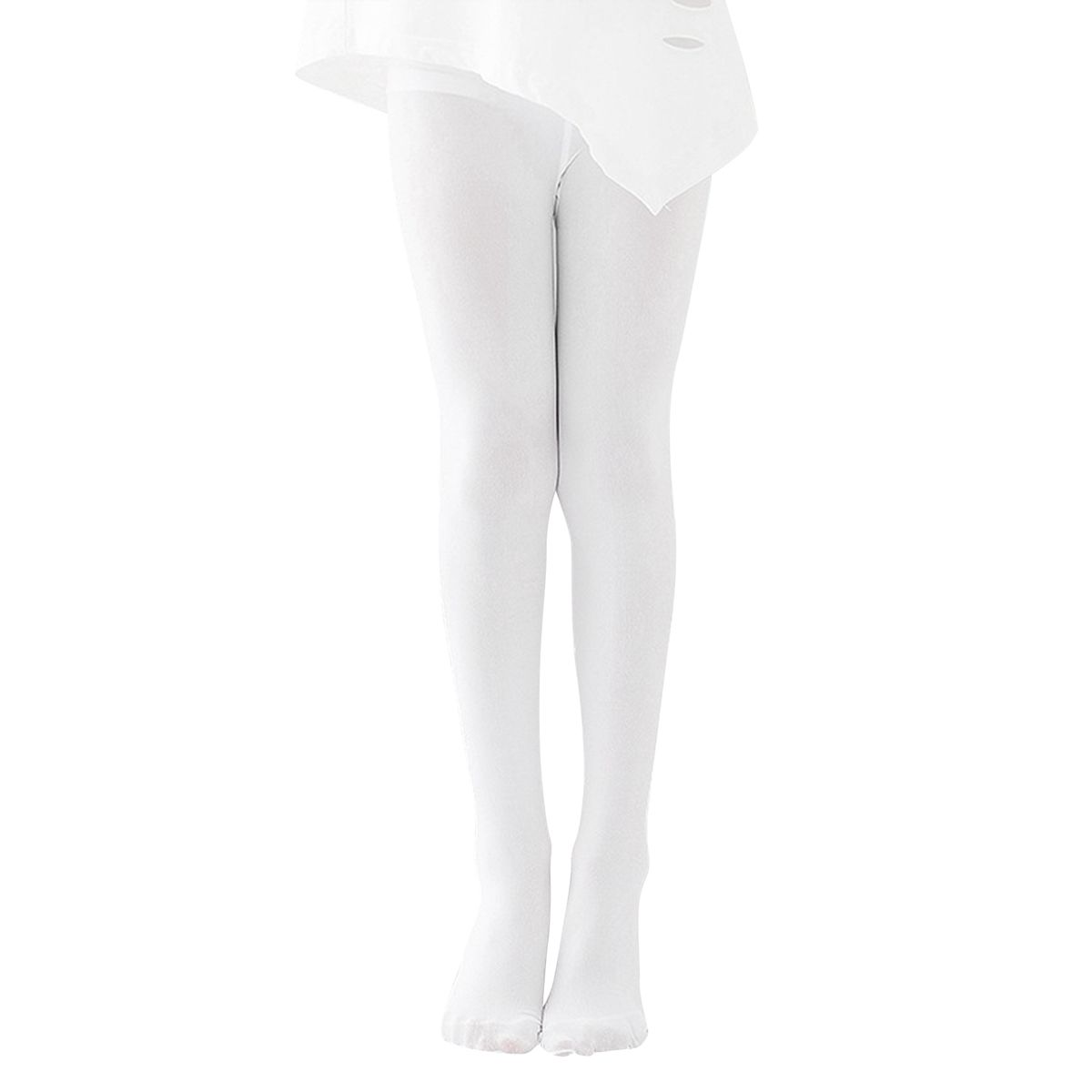 90d Filles Ballet Danse Chaussettes, De Danse Professionnels Blanc-L